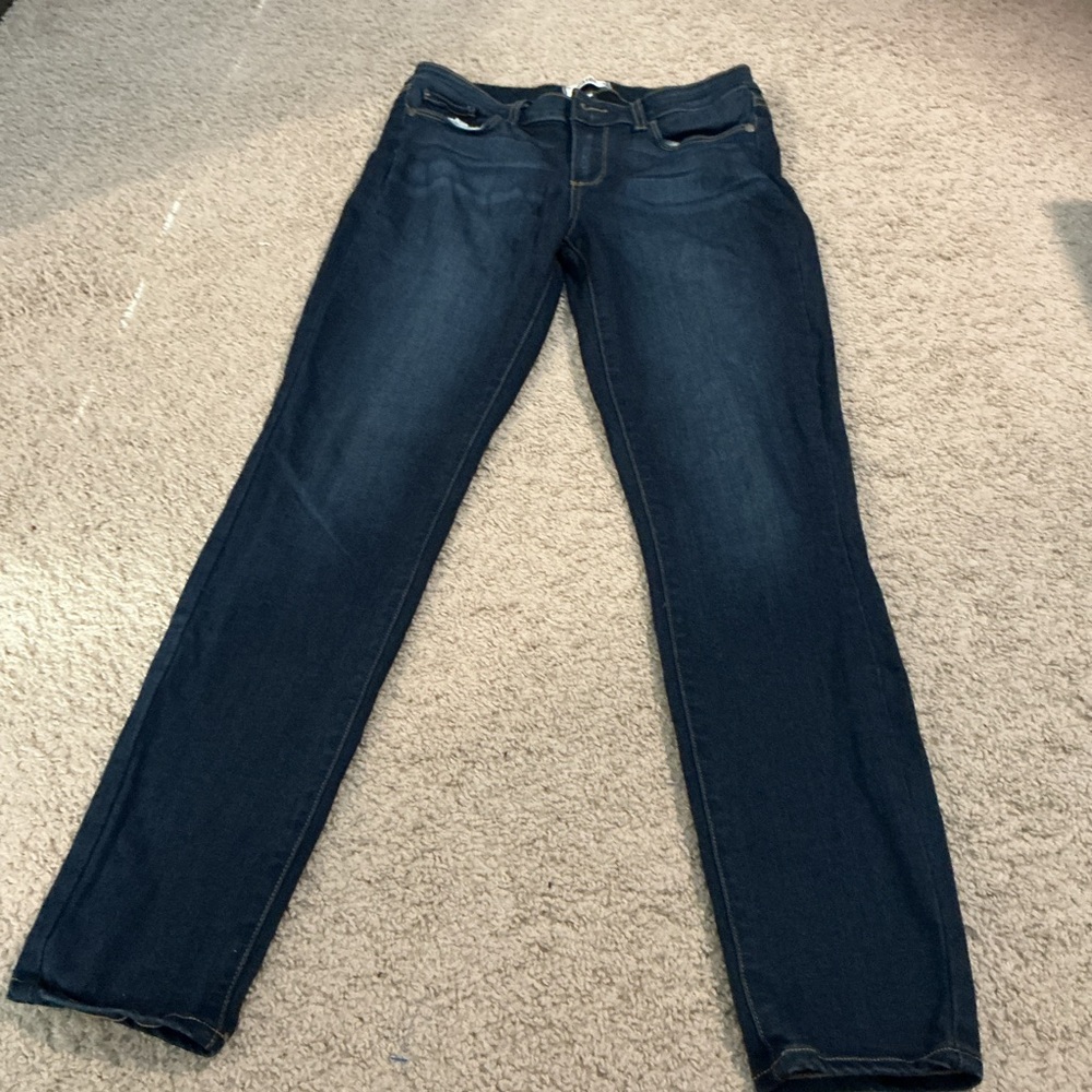 PAIGE Verdugo Ultra Skinny Jeans Dark Wash Stretch Denim Mid Rise 29 Classic